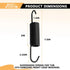 DC61-01257M Washer Suspension Spring Replacement for Samsung Washer, Fits Models WF3, WF4