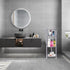 4 13.5 10 33.5 Inches,Grey(Round 4 Tier Shower Caddy Corner,Plastic Shower Shelf Organizer for Inside Bathroom