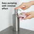 GAPPO Brushed Nickel Soap Dispenser, Stainless Steel Pump Hand Lotion Bottle for Bathroom, Bedroom & Kitchen (300ML)