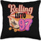 In-line Skates Towards 1929 Throw Pillow, 16x16, Multicolor
