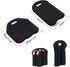 Hipiwe Set of 2 Insulated Neoprene Wine Carrier Tote Bag + 6 Pack Beer Can Carrier Tote, Perfect for Travel
