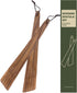 Muso Wood 12" Acacia Wood Spatula for Cooking, Small Flipper, Non-Stick Spatula Set, Multi-Purpose for Flipping and