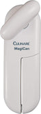 MagiCan Manual Can Opener - Heavy Duty Kitchen Gadget for Effortlessly Opening Cans, White Stainless Steel
