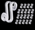 60 Pcs Clothes Hanger Connector Hooks, Mini Cascading Hanger Hooks for Velvet Huggable Hangers, Heavy Duty