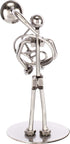 Broadway Gifts 6" Silver-Tone Figurine - Metal Sousaphone Player Statue - Industrial Musician Tuba Player