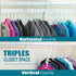 Max Pack of 10 Closet Organizer, Space Saving for Wrinkle-Free Clothes, Fully Assembled Hanger for Back to School