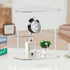 Tasybox 2 Tier Corner Shelf, Acrylic Bathroom Counter Organizer for Kitchen, Office, Vanity, Makeup, Spice