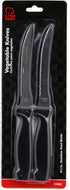 Chef Craft Select Vegetable Knife - 4.5 inch blade, 8.5 inches length, 2 piece set, Stainless Steel/Black