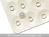 OTHWAY Non-Slip Soft Rubber Bathtub Mat with Strong Suction Cups, Beige