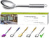 Berglander Solid Spoon, Stainless Steel Cooking Spoon, Basting Spoon, Non-Stick, Heat Resistant, Dishwasher Safe