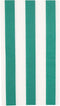 Bonjour Fete Green Cabana Stripe Paper Guest Towels | Disposable, 3-Ply Napkins