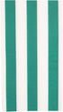 Bonjour Fete Green Cabana Stripe Paper Guest Towels | Disposable, 3-Ply Napkins