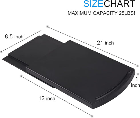 Kitchen Appliance Sliding Tray for Coffee Maker, Caddy for Blender, Toaster, Air Fryer, Pot, Food Processors, Stand