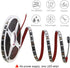 ALITOVE 16.4ft 5050 Blue LED Flexible Strip Ribbon Light Black PCB DC 12V 5M, Waterproof IP65