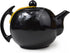 Porcelain Teapot, 10oz Small Xishi Chinese Gongfu Tea Set Ceramic Kettle in Black