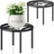 TOSKING 2-Pack Plant Stands - Heavy Duty Low Plant Stand, No Assembly
