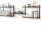 MXCSE Wall Shelves, Wall Mounted Bookshelves, DIY Floating Shelves for Wall, Wood