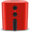 Elite Gourmet EAF-3218R Personal 1.1 Quart Compact Electric Hot Air Fryer - Oil-Less Healthy Cooker with Timer, Red