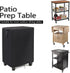 32 24 32 Inch Prep Table Cover for Keter Unity Outdoor Kitchen Portable Bar Cart, Waterproof Patio BBQ Grill Cart
