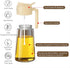 Generic 2 1 470ml/16oz in Olive Oil Sprayer & Dispenser Bottle Glass Spray and Pour Oil Bottle for Cooking, Air Fryer