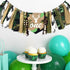1st XCKALI Jungle Hunting High Chair Birthday Theme Banner Birthday High Chair One Camouflage Decoration Party Baby