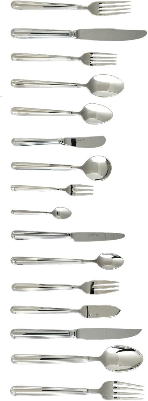 Fortessa Metropolitan Flatware Serving Spoon, 9.25-Inch, 18/10 Stainless Steel
