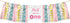 Mccalwell Donut Half Birthday Highchair Banner Decorations, 'Half Way to One' Highchair Banner