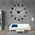 The Geeky Days Dentist Sign - Giant DIY Large Wall Clock with Mirror Effect Dental Clock Wall Art Home Decor