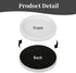Counter Hanobe Decorative Coffee Table Tray: White Beaded Round Serving Tray Modern Farmhouse Wooden Circle Centerpiece