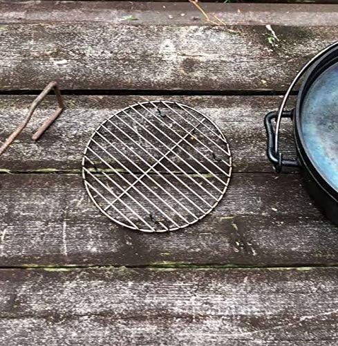 CAMPINGMOON f8.27inch Round Stainless Steel Roasting Baking Steaming Cooling Rack for 10-inch Dutch Oven