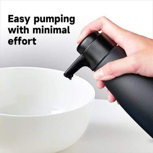15fl.oz AIKE Liquid Soap Dispenser for Dish and Hand Soap Matte Black