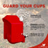 6 Pack RentACoop DIY Waterer Kit - Auto-Fill Big Cups with Inserts - Great for Chickens, Ducks, Geese, and Turkeys
