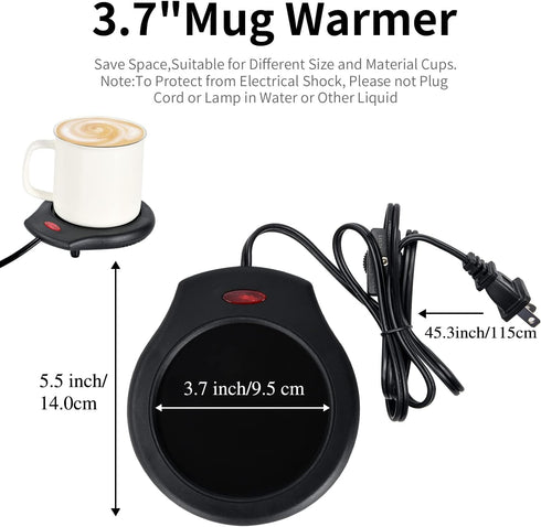 ASAWASA Coffee Mug Warmer, Candle Warmers for Large Jar, Safely Releases Scents Without a Flame, Enjoy Your Warm Coffee