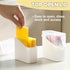 PARBEE 2 Pack Sliced Cheese Container for Fridge, Airtight Clear Deli Cheese Slices Holder