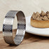 4 Pieces Perforated Tart Ring, 8cm High Grade Stainless Steel Heat-Resistant Cake Dessert Ring, 3.15 Inch Pastry Mold
