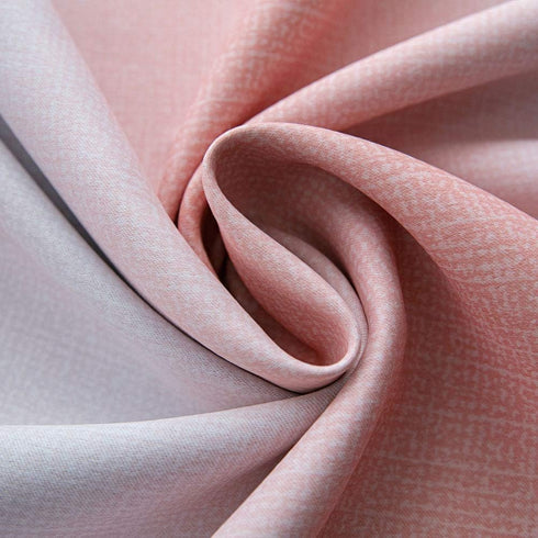 FANLI Grommet 52W 63L) Ombre Rainbow Blackout Curtains for Kid Girls Bedroom Living Room Darking Stripe Double Layer