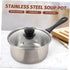 1 Set Stainless Steel Pot, Nonstick Saucepan with Lid, Deep Skillet, Stock Pot, Small Pan