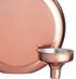 Luxury Stainless Steel Mini Hip Flask - 140 ml (5 fl oz) with Decanting Funnel, Copper Effect