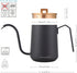 Easyworkz Gooseneck Pour Over Coffee Kettle 20 oz Stainless Steel Hand Drip Coffee Pot With Long Narrow Spout, Rose Gold Black by Easyworkz