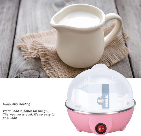 Fdit Egg Cooker with Heating Plate, Automatic Power Off, Cooks 7 Large Eggs, Suitable for Kitchen Cooking