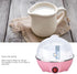 Fdit Egg Cooker with Heating Plate, Automatic Power Off, Cooks 7 Large Eggs, Suitable for Kitchen Cooking