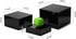 Sets 3 set,retail counter,Nesting Bottoms(Black,1Set) of Acrylic Catering Supplies Display Stand Buffet Risers