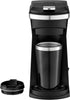 Newhouse Hardware Single Serve Coffee Maker, Compatible with K-Cups and Ground Coffee, Adjustable Tray