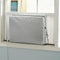 Indoor Air Conditioner Cover, AC Unit Window Cover with Double Insulation and Elastic Drawstring, 25L x 17H x 3.5D