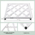 JOGREFUL Vintage Cast Iron Trivet Mats, Heat Resistant Kitchen Pot Holders for Teapot/Hot Dishes, White