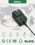 Charger for Bissell AirRam Cordless Vacuum 2144 2524 1984 19841 2151A, AC Adapter K12S270050U, 6ft Power Cord