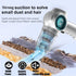 Mini Vacuum Cordless Rechargeable Car Vacuum Cleaner| Handheld Vacuum Cleaner with Strong Suction, Portable Vacuum for Car,Pet Hair,Home,Keyboard,Inflate-Deflate Swim Ring,Dust Buster (Silver)