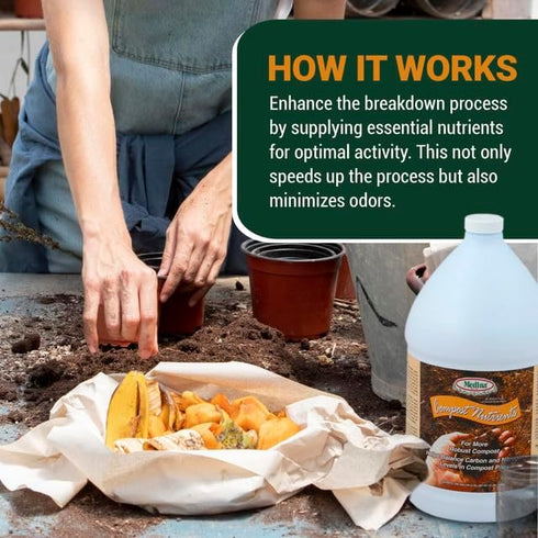 1 250 lbs. Medina Compost Nutrients - Compost Activator & Accelerator for Soil Improvement with Composting Cultures;