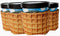 Generic 4 pcs Realistic Waffle Cone Ice Cream Pint Sleeve. 4 pcs Real