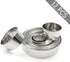 Stainless Steel Round Cookie Cutter Set, 12 Circular Biscuit Cutters, Round Donut Ring Molds for Baking 1.2 Inch Height